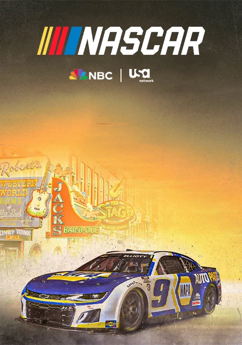 NASCAR motorsport racing poster